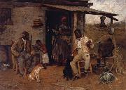 Richard Norris Brooke A Dog Swap oil painting reproduction